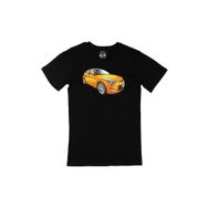 Cix Turuncu Spor Araba Siyah Erkek T-shirt