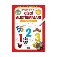 Çizgi Alıştırmaları - Sayılar 4 Yaş - Parıltı Yayınları