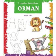 Çizgiden Resimlere Orman 1001 Çiçek Kitaplar