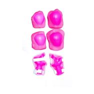 CK Spor 6 Parça Pembe Kaykay ve Paten Çocuk Koruma Güvenlik Seti