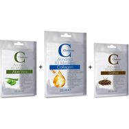 Claderm Aloe Vera-Coffee-Collagen 3x20 ml Kil Maskesi