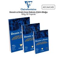 Clairefontaine Dessin A Grain İnce Dokulu 180 gr 30 Yaprak Çizim Bloğu