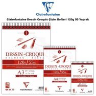 Clairefontaine Dessin Croquis 120 gr 50 Yaprak Çizim Defteri