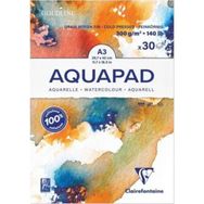 Clairefontaine Goldline Aquapad A3 300 gr 30 Yaprak Sulu Boya Defteri