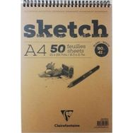 Clairefontaine Sketch 50 Yaprak A4 Spiralli Defter