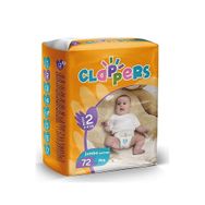 Clappers No:2 Mini 72 Adet Bebek Bezi