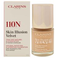 Clarins Skin Illusion Velvet 110N 30 ml Matlaştırıcı Fondöten