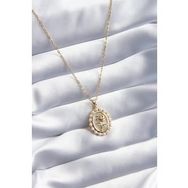 Clariss BJ-BKO8094 316L Çelik Gold Renk Gül Model İnci Detay Kadın Kolye