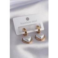 Clariss BJ-BKP7108 316L Çelik Gold Renk Kalp Figür Sallanı Model Kadın Küpe