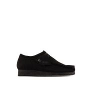 Clarks 26155522 Süet Siyah Kadın Düz Ayakkabı