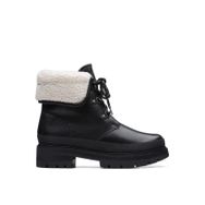Clarks 26167879 Siyah Deri Kadın Bot