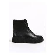 Clarks 26173870 Deri Siyah Kadın Bot