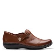 Clarks Ashland Gem Taba Deri Kadın Loafer Ayakkabı