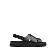 CLARKS Deri Siyah Kadın Sandalet 26181255