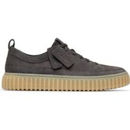 Clarks Torhill Lace Nubuk Koyu Gri Erkek Günlük Ayakkabı