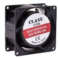 Class CF 246 80X80X38 AC 220V Aksiyel Fan