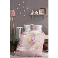 Clasy 100x150 Moon Pembe Bebek Nevresim Takımı
