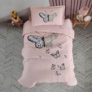 Clasy Daisy Love V2 Somon Ranforce Tek Kişilik Yatak Örtüsü