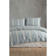 Clasy Kasara Mavi %100 Pamuk Tek Kişilik Native Butik Serisi Nevresim Takımı