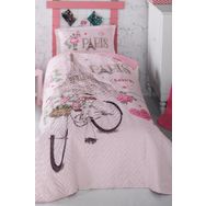 Clasy Paris Love Tek Kişilik Yatak Örtüsü Takımı