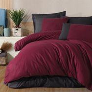 Clasy Ranforce Yorgan Çift Kişilik Pure V6 Bordo Tekli Yorgan