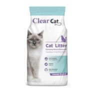 Clear Cat 10 kg Lavanta Kokulu İnce Taneli Topaklanan Natural Bentonit Kedi Kumu