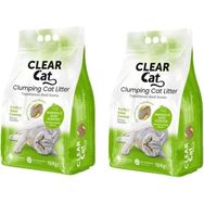 Clear Cat Marsilya Sabun Kokulu Bentonit Doğal Topaklaşan 2x10 kg Kedi Kumu