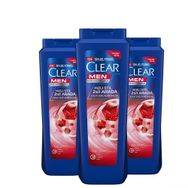 Clear Kepeğe Karşı Etkili Hızlı Stil 2'si 1 Arada 3x485 ml Şampuan