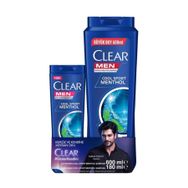 Clear Men Cool Sport Menthol 600 ml ve 180 ml Şampuan Seti