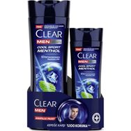 Clear Men Kepeğe Karşı Etkili Cool Sport Menthol Ferahlatıcı Mentol Etkisi 350+180 ml Şampuan