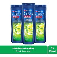 Clear Men Maksimum Ferahlık 3x350 ml Şampuan