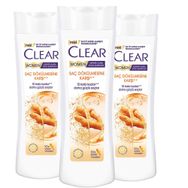 Clear Women 3x350 ml Saç Dökülmesine Karşı Zencefil Özü Kepeğe Karşı Etkili Şampuan