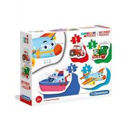 Clementoni +2 Yaş My First Puzzles Ulaşım Araçları 4lü Puzzle