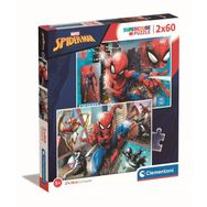 Clementoni 21608 2X60 Spiderman Puzzle