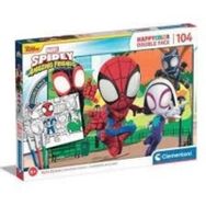Clementoni 25727 60 Parça Double Face Coloring Spidy and His Amazing Friends Puzzle