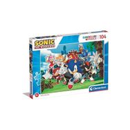 Clementoni 27159 Sonic Supercolor Sonic 104 Parça Puzzle
