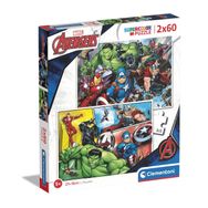 Clementoni Avengers 2x60 Parça Supercolor Puzzle