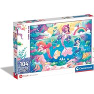 Clementoni Glitter Under The Sea 104 Parça Puzzle