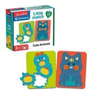 Clementoni Little Match - Sevimli Hayvanlar Puzzle