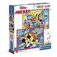 Clementoni Mickey 2X20 Parça Puzzle
