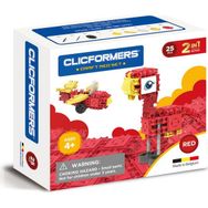 Clicformers 807001 25 pcs Craft Red Set