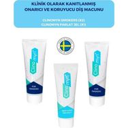 Clinomyn Smokers Sigara İçenler İçin 2x75 ml Diş Macunu + 75 ml Temizle Parlat Fresh Jel Diş Macunu