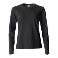 Clique Slim Fit Siyah Uzun Kollu Kadın T-shirt