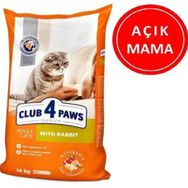 Club4Paws Tavşanlı 1 kg Açık Yetişkin Kedi Maması