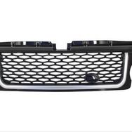 Cmk Land Rover RR Sport 2005-2009 İçin Uyumlu Gri Şeritli Siyah Panjur