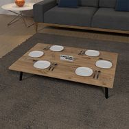 Cmk Store 60x90 cm Atlantik Çam Katlanır Ayaklı Portatif Yer Sofrası