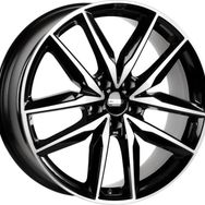CMS 1130-02 7.5x19"-5x112 Et50 57.1 Diamond Black Gloss 4 Adet Jant