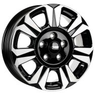CMS 1469-02 6.5x17"-5x118 Et60 65.1 Diamond Black Gloss 4 Adet Jant