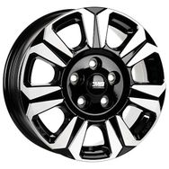 CMS 1469-05 6.5x17"-6x160 Et62 84.1 Diamond Black Gloss 4 Adet Jant