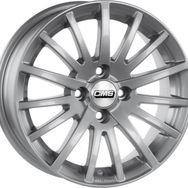 CMS 465-26 6.5X15" -4X108 Et25 65.1 Racing Silver 4 Adet Jant